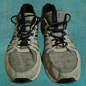 Asics Gel-Venture 7 Men's US Size 9.5 Extra Wide Trail Running Shoes Gray Blue
